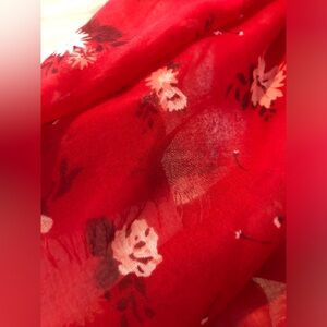 Reitmans Vibrant Red Scarf